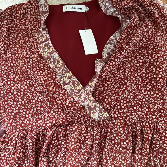 EN SAISON floral mini dress NWT - Picture 8 of 10